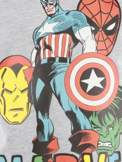 Kinder Avengers Jungen Shorty mit Frontprint