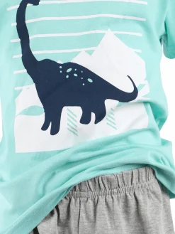 Kinder Stop + Go Jungen Shorty Schlafanzug mit Print