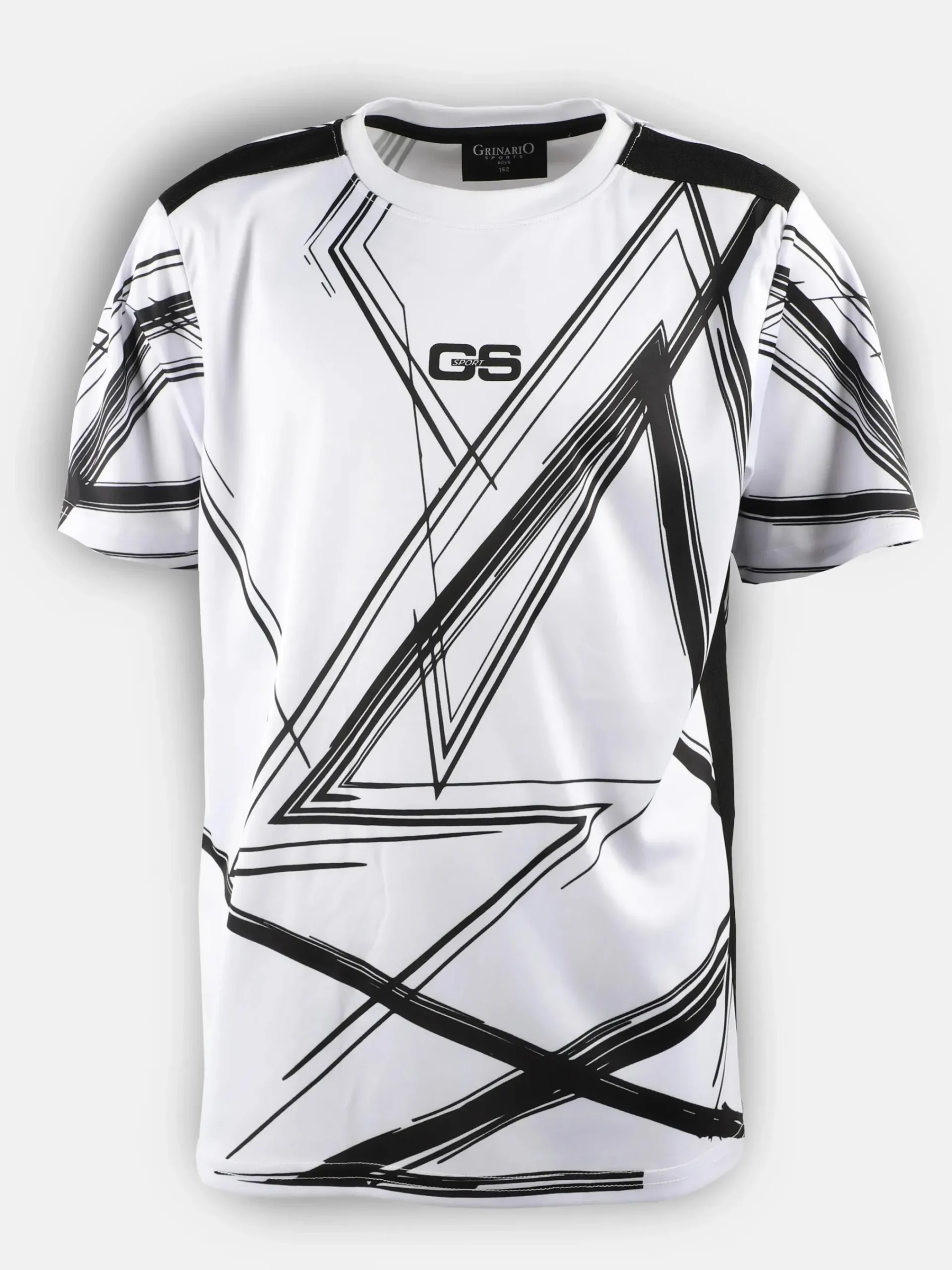 Kinder Grinario Sports Jungen Sport Shirt mit abstraktem Print