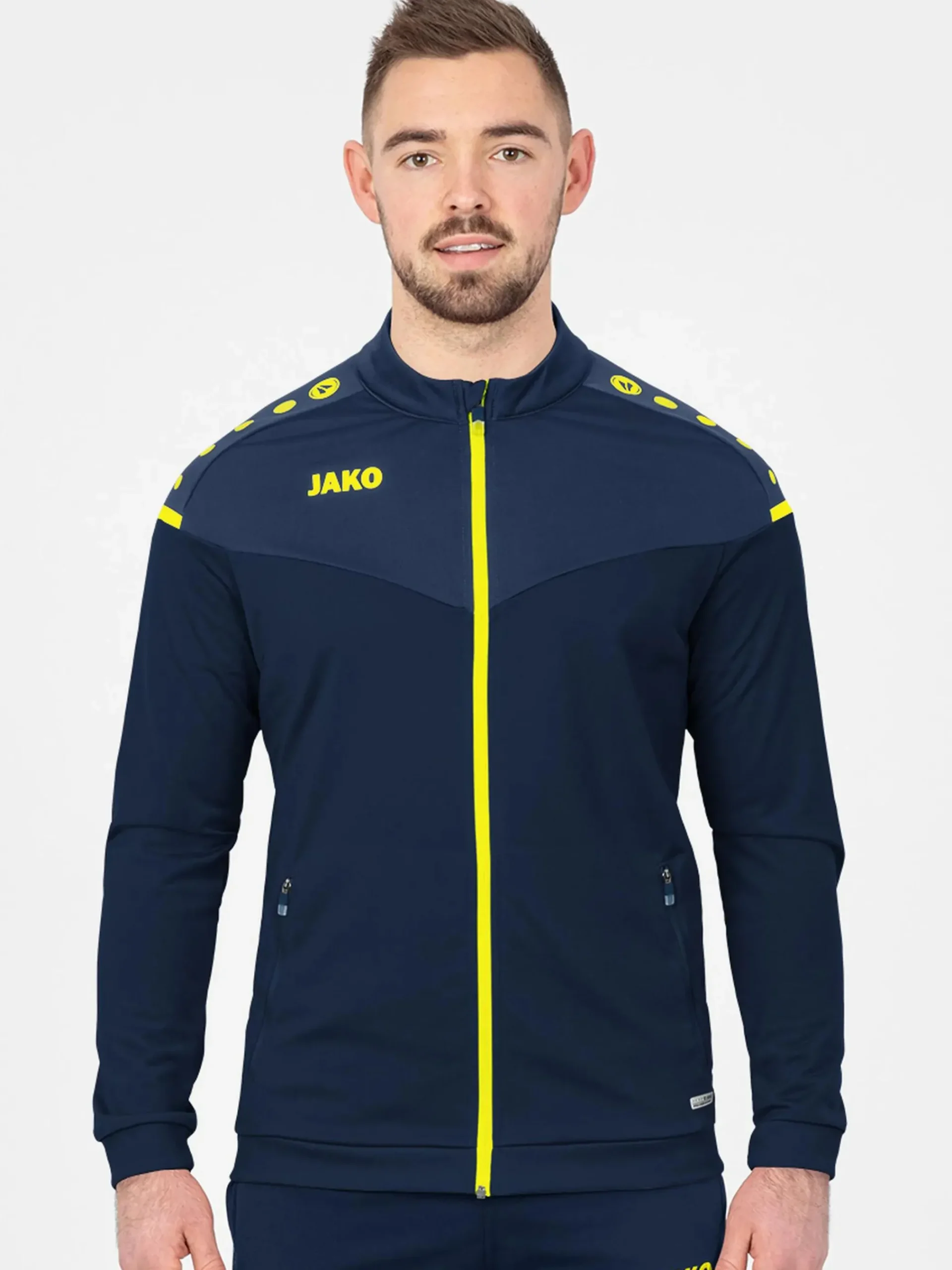 Kinder JAKO Jungen Sportjacke mit Stehkragen