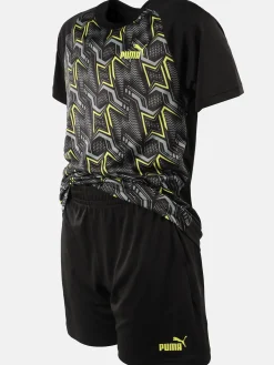 Herren Puma Jungen Sportset, bestehend aus Shirt und kurzer Hose