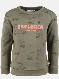 Kinder Stop + Go Jungen Sweater mit Fuchsmotiv