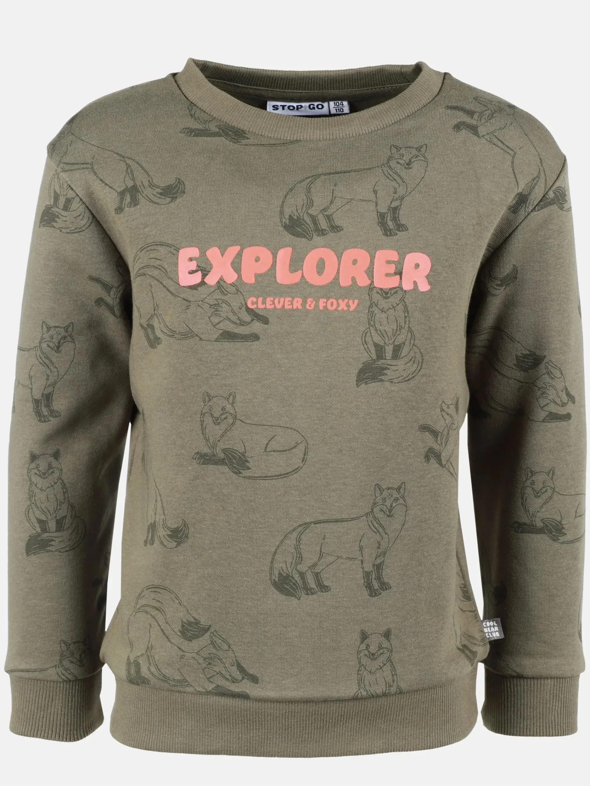 Kinder Stop + Go Jungen Sweater mit Fuchsmotiv