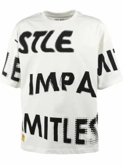 Kinder One Way Jungen T-Shirt mit großem Schriftprint