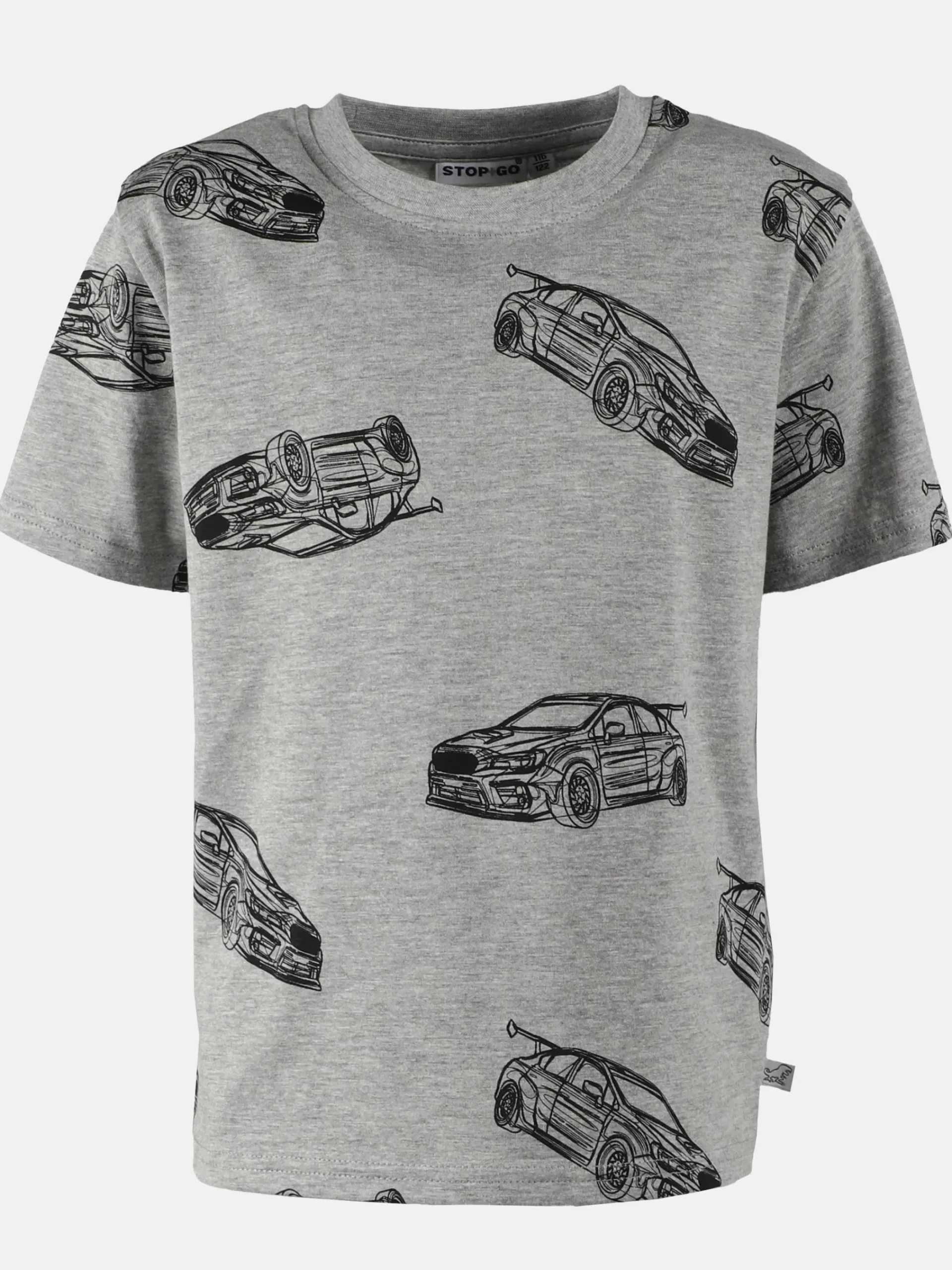 Kinder Stop + Go Jungen T-Shirts im 2er Pack