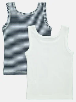 Kinder North Department Jungen Unterhemd im 2er Pack