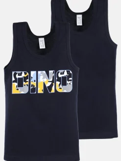 Kinder Stop + Go Jungen Unterhemden im 2er Pack