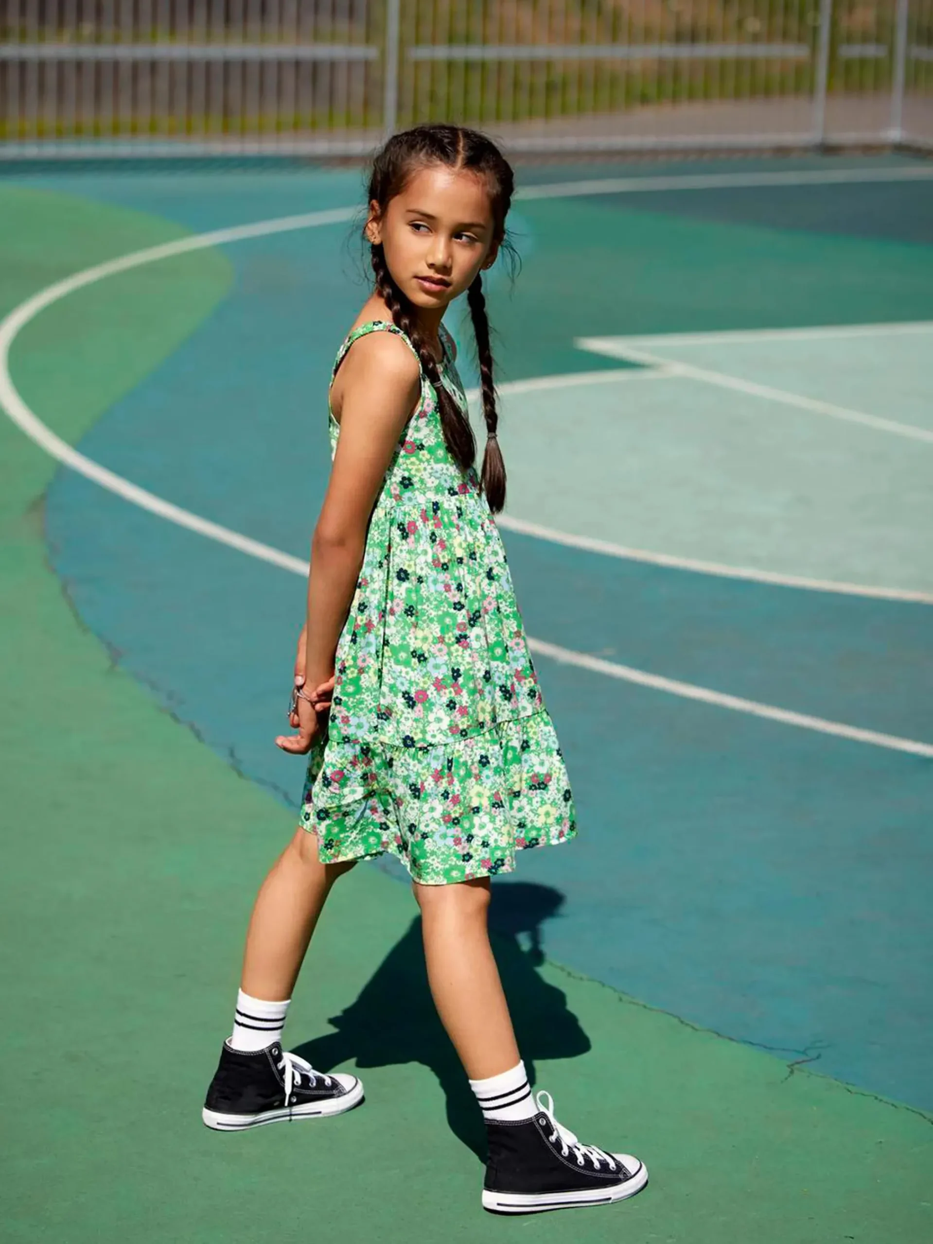 Kinder Kids Only KOGANE FLOWER S/L LAY Kleid