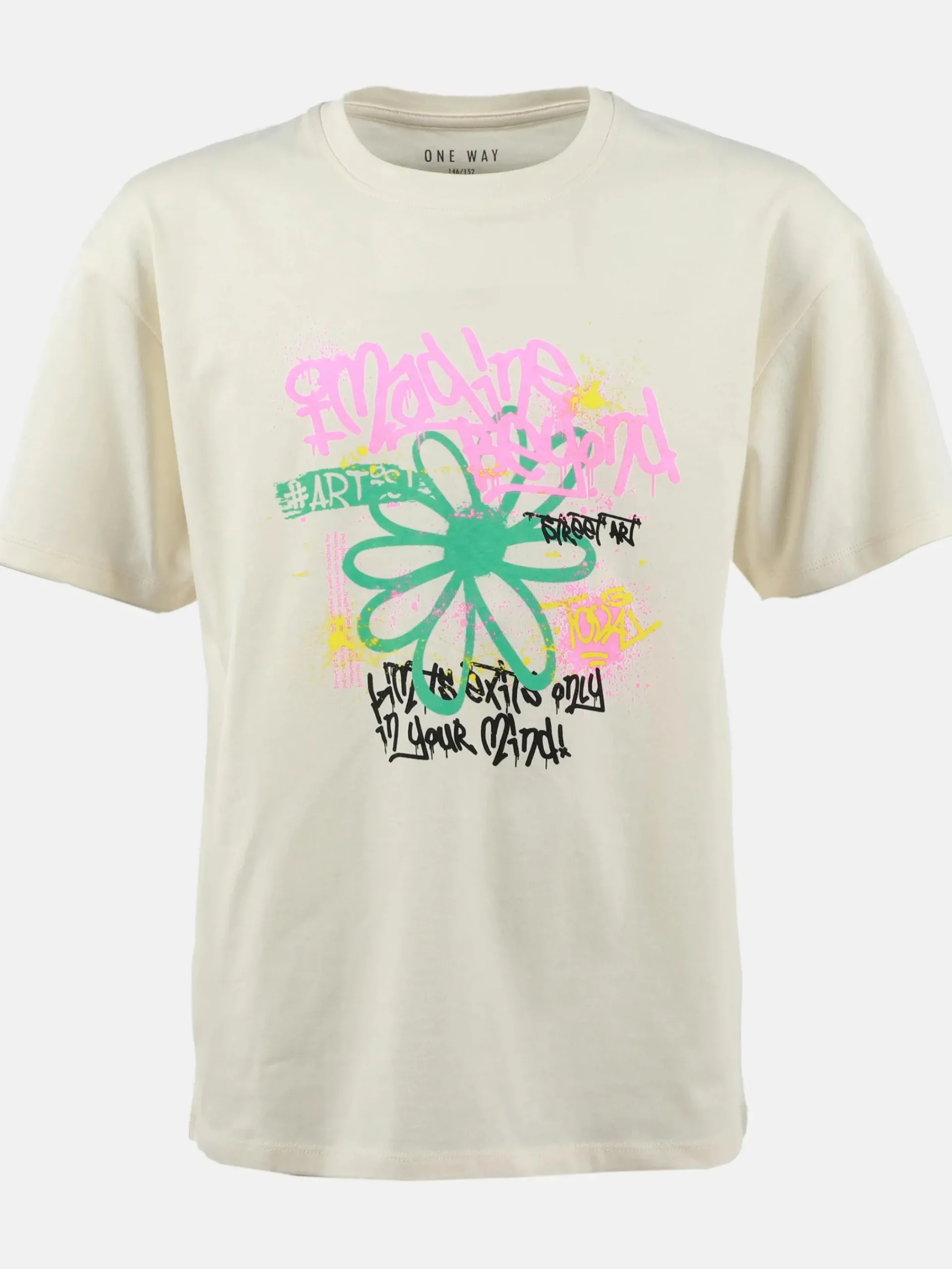 Kinder One Way Kinder Shirt mit Frontprint