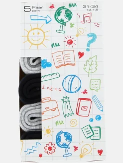 Kinder Camano Kinder Socken Set, 5tlg., Schulanfang