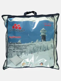 Schwarzwald Kopfkissen mit Daunen-und Federfüllung 80x80cm