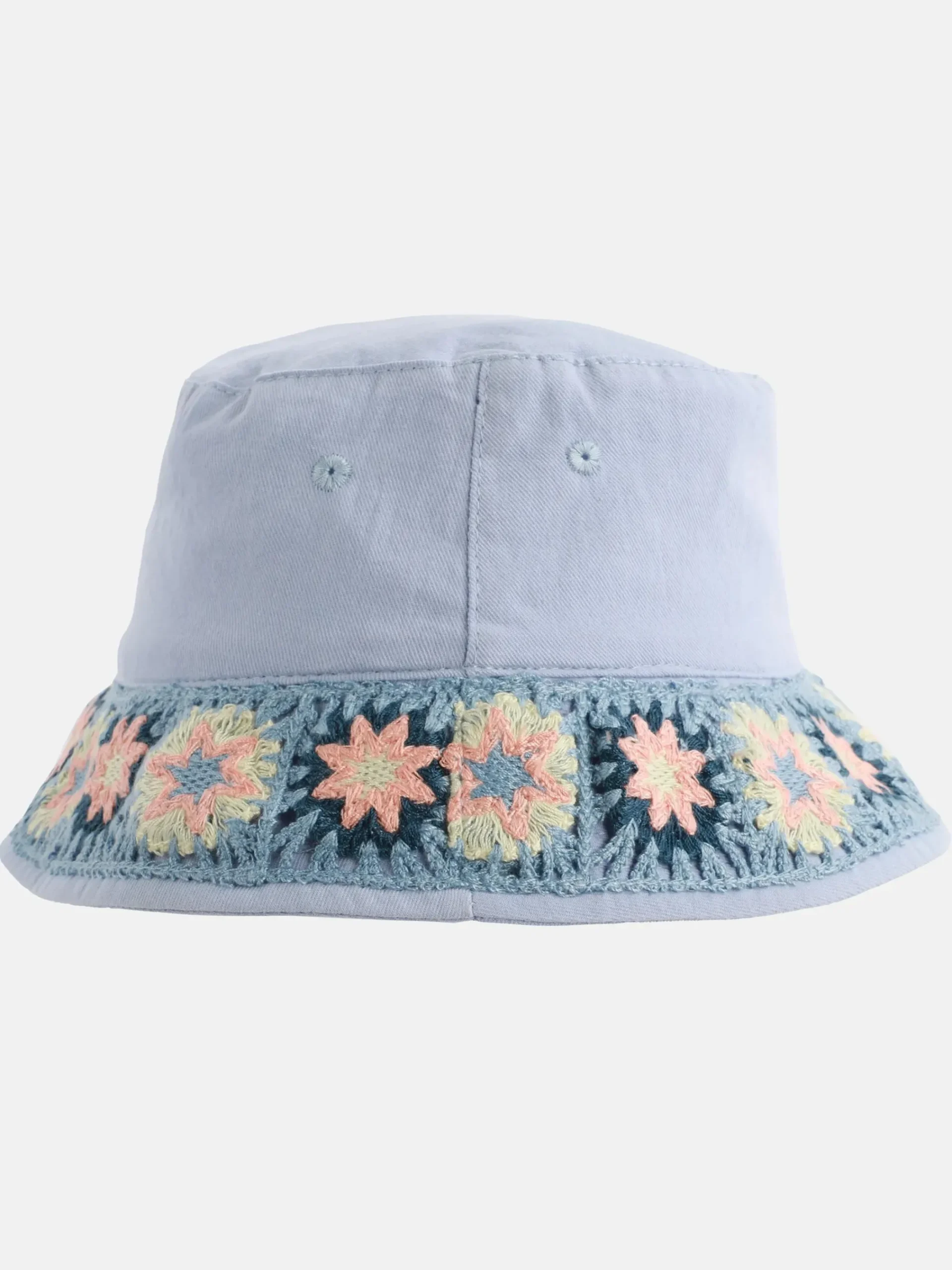 Kinder Bubble Gum Mädchen Fischerhut mit Blumenborte