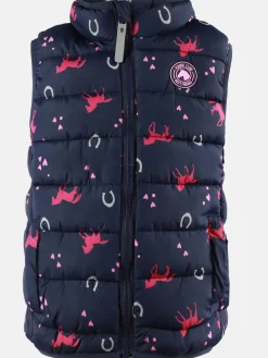 Kinder Bubble Gum Mädchen Freizeitweste mit Alloverprint
