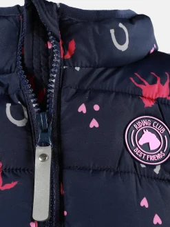 Kinder Bubble Gum Mädchen Freizeitweste mit Alloverprint