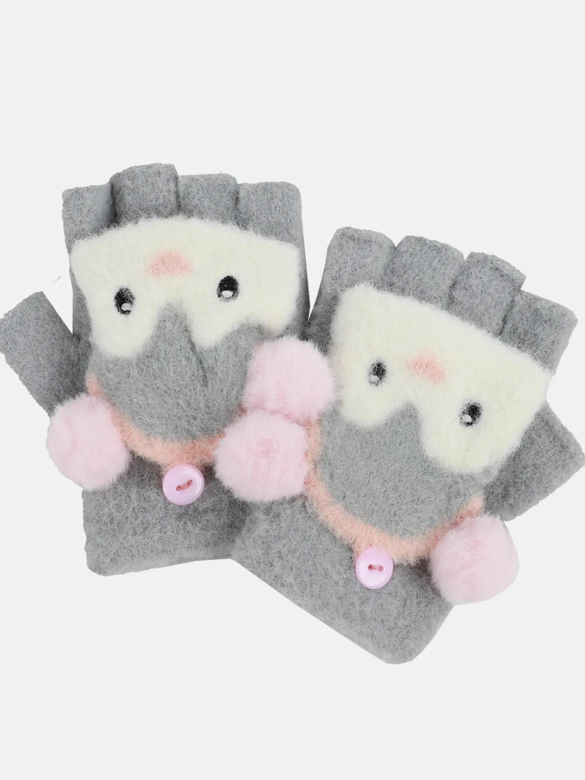 Kinder Stop + Go Mädchen Handschuhe mit Tiergesicht