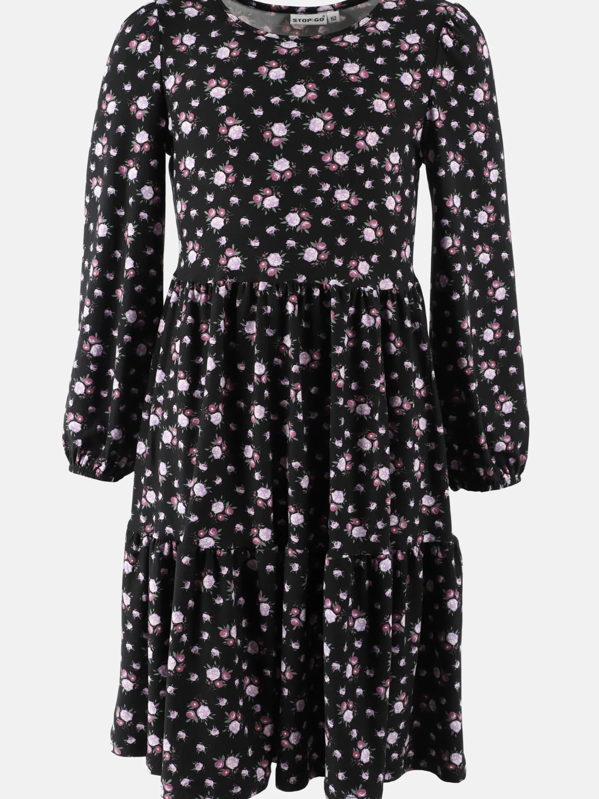 Kinder Stop + Go Mädchen Kleid mit Alloverprint