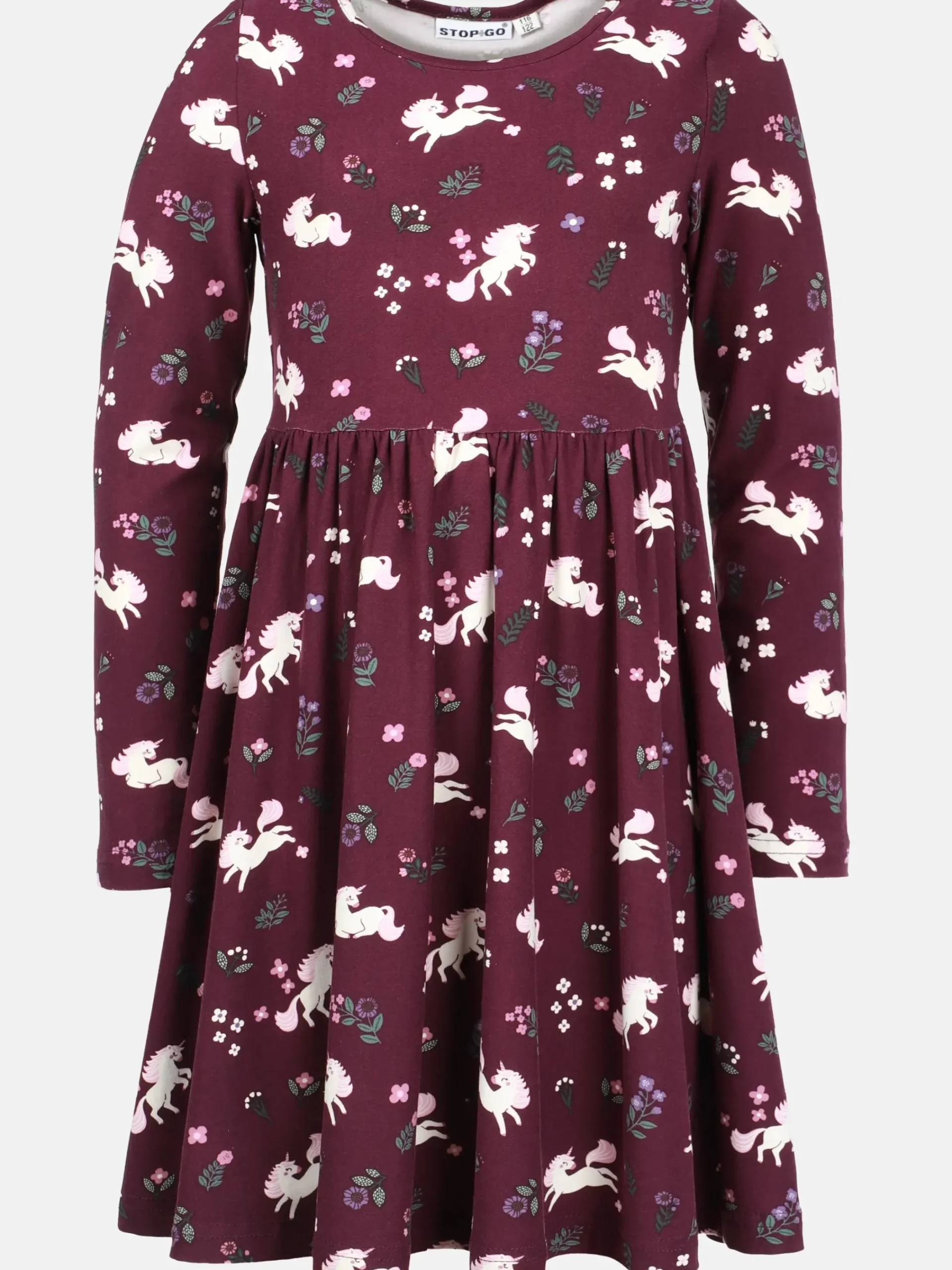 Kinder One Way Mädchen Kleid mit Einhornprint