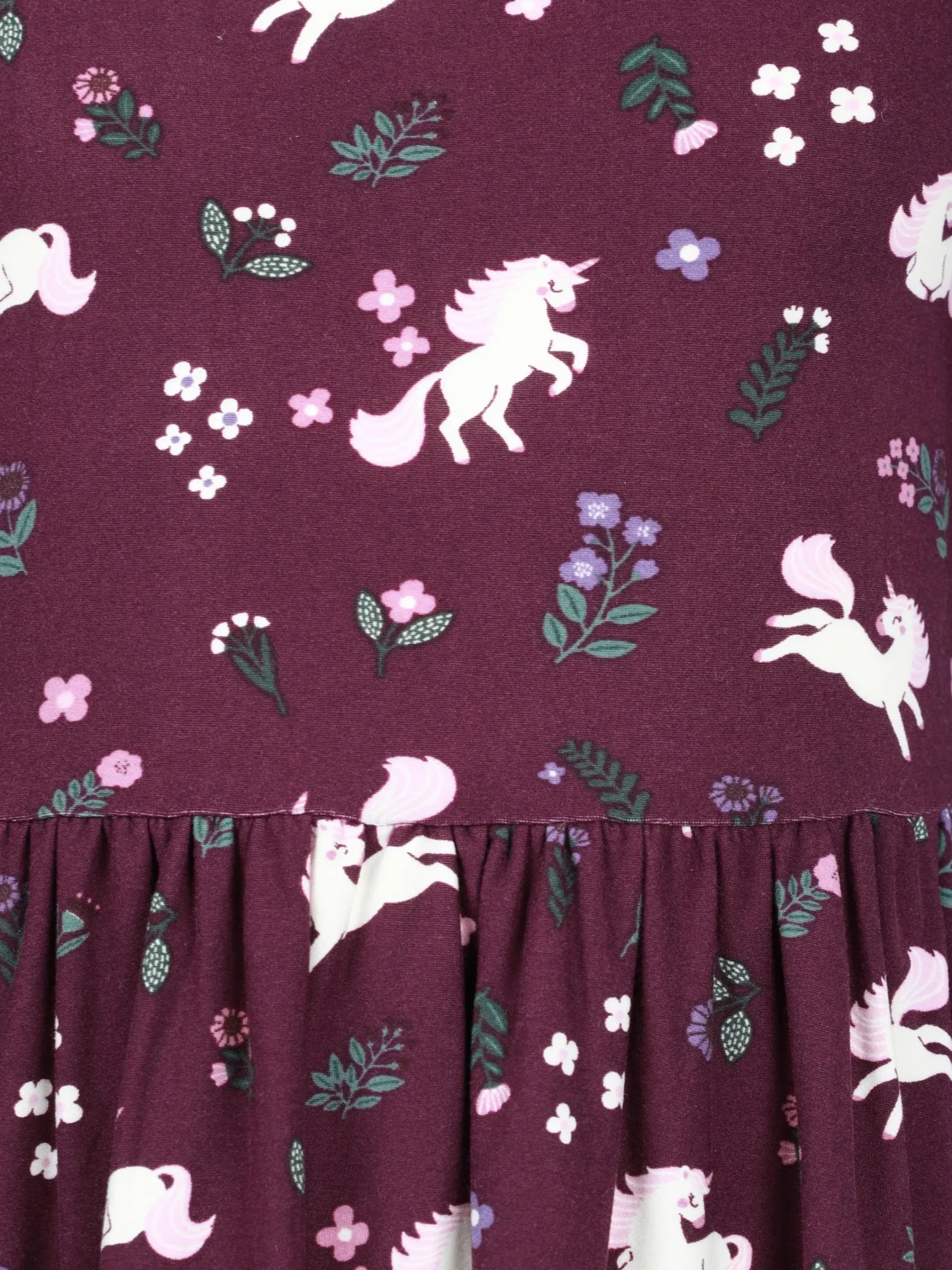 Kinder One Way Mädchen Kleid mit Einhornprint