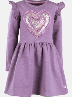 Kinder One Way Mädchen Kleid mit Pailletten-Herz