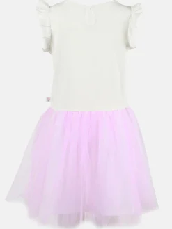 Kinder Bubble Gum Mädchen Kleid mit Paillettenherz und Tüllrock