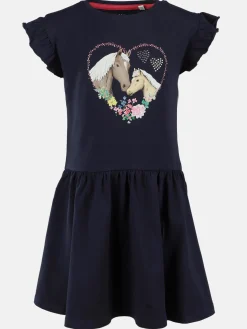 Kinder Bubble Gum Mädchen Kleid mit Pferdemotiv