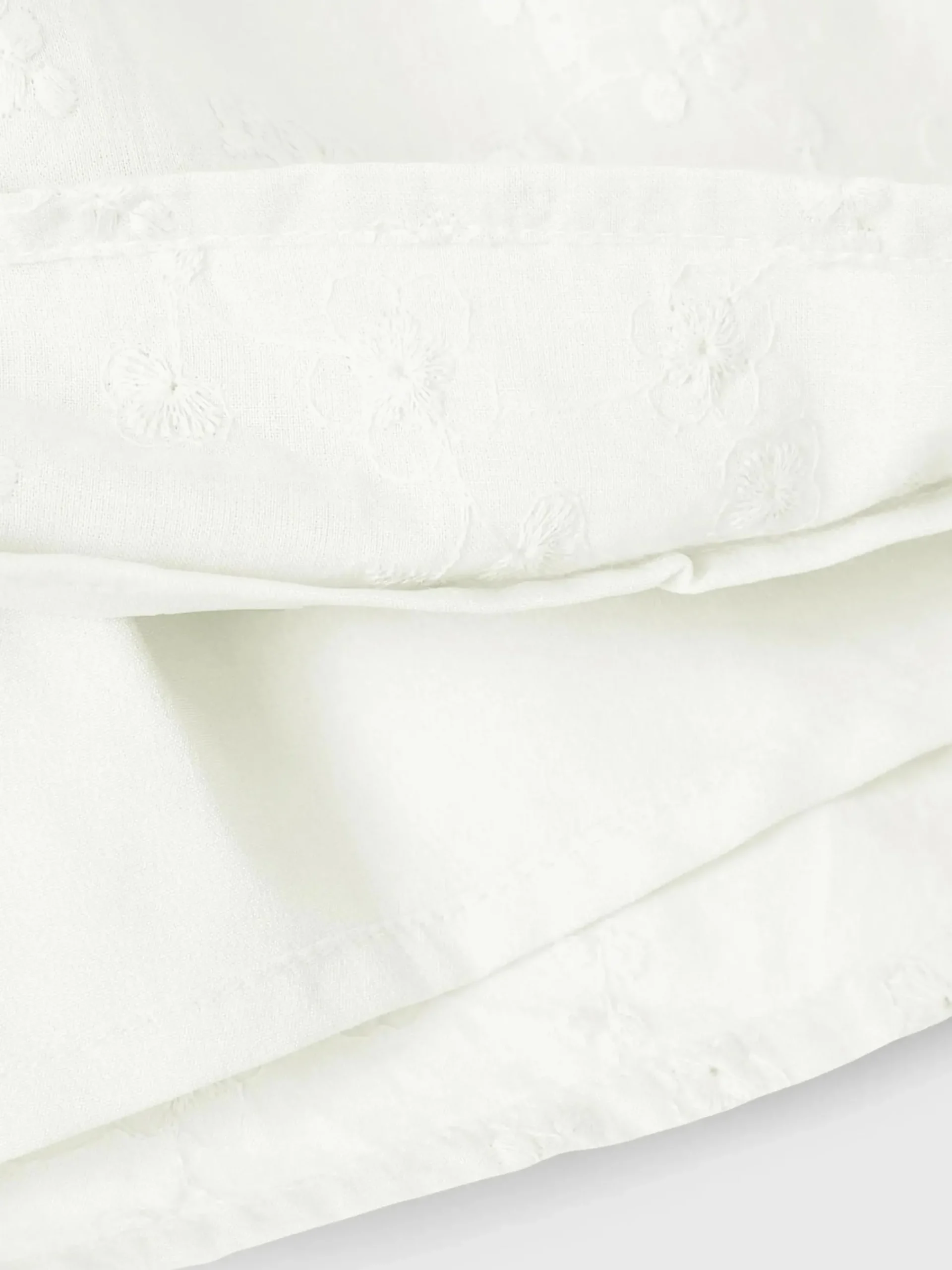 Kinder name it Mädchen Kleid mit Stickerei und Flügelärmelchen