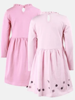 Kinder One Way Mädchen Kleider 2er Pack mit Print