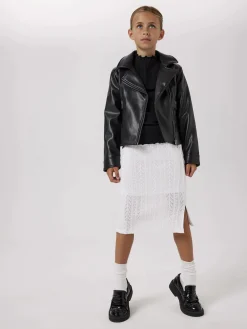 Kinder name it Mädchen Kunstlederjacke