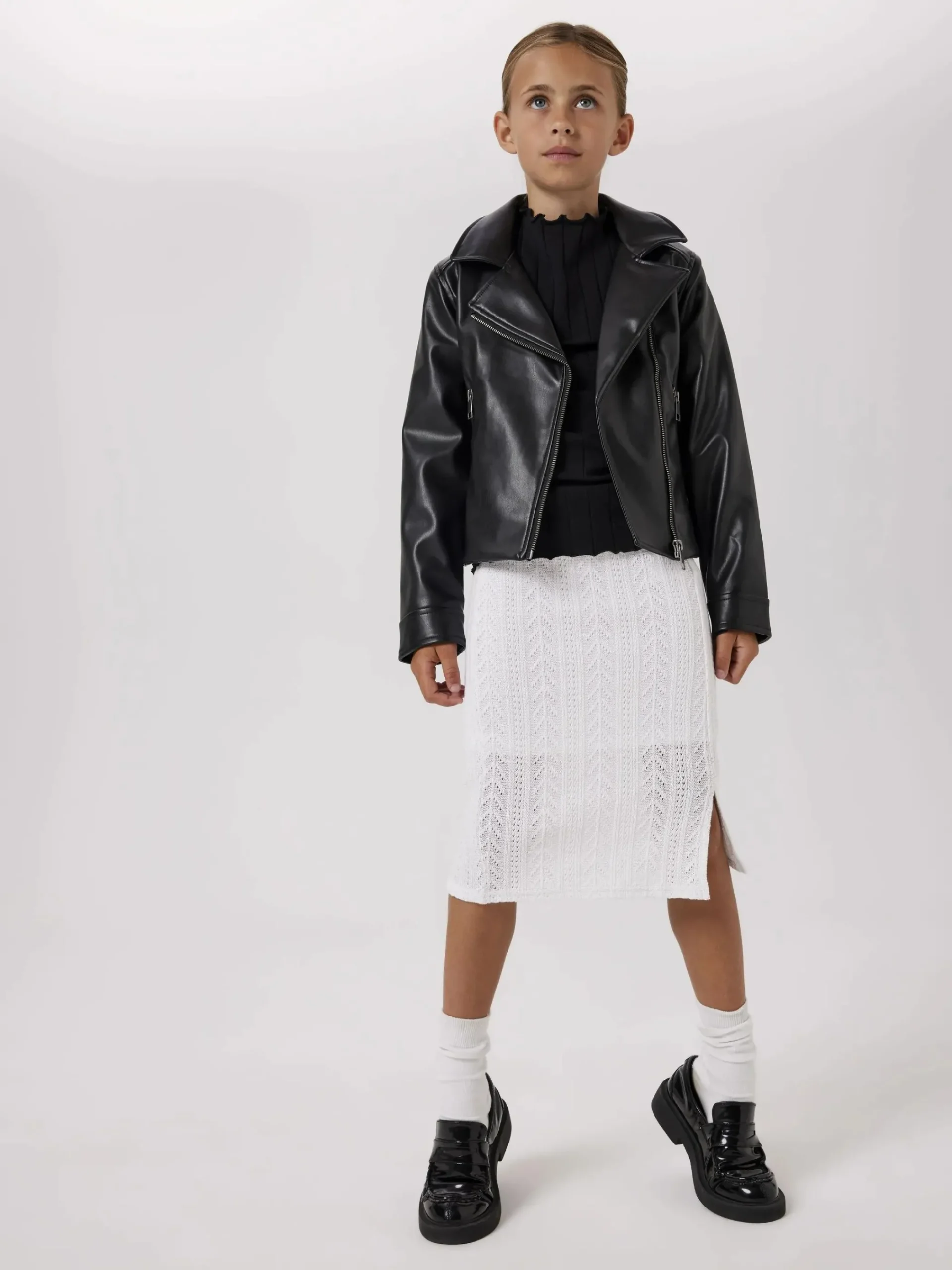 Kinder name it Mädchen Kunstlederjacke