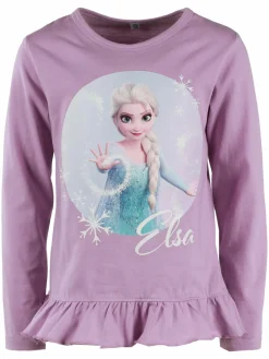 Kinder Frozen Mädchen Langarmshirt mit Motiv