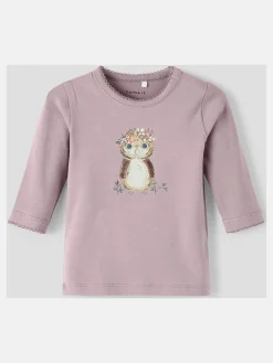 Kinder name it Mädchen Langarmshirt mit Print
