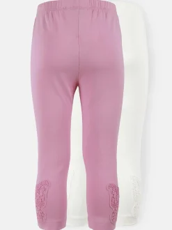 Kinder Bubble Gum Mädchen Leggings im 2er Pack mit Schmetterlingseinsatz