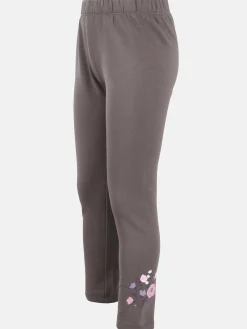 Kinder One Way Mädchen Leggings mit kleinem Motiv am Beinende