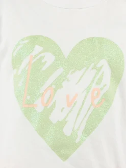 Kinder Stop + Go Mädchen Pyjama mit Herzchenmotiv