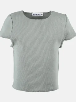 Kinder Stop + Go Mädchen Rippshirt