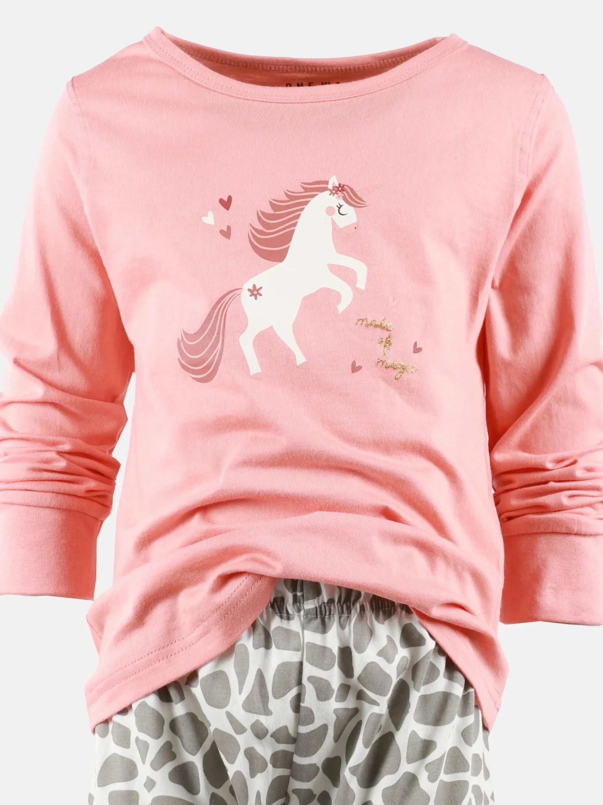 Kinder One Way Mädchen Schlafanzug mit Frontprint