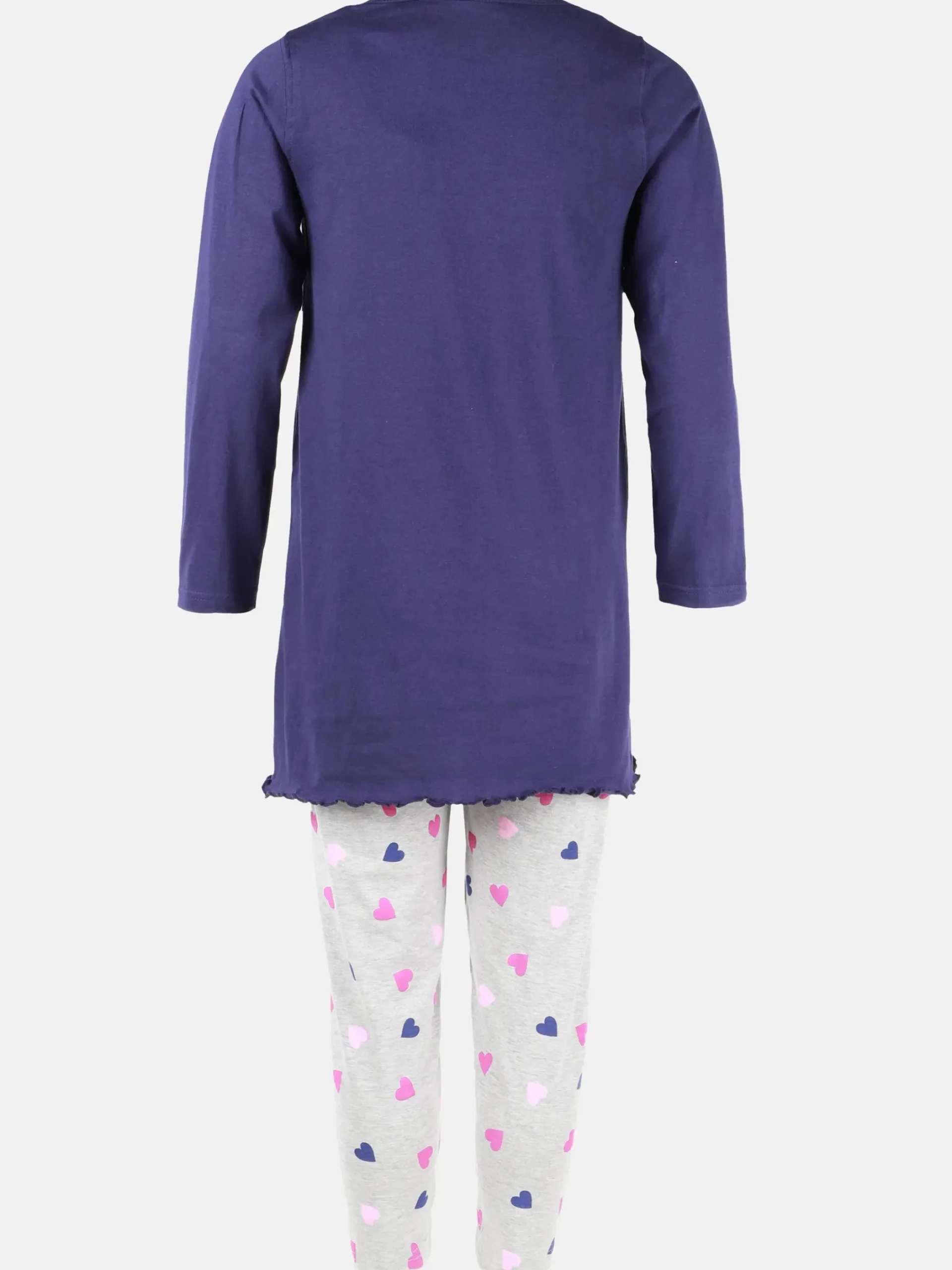 Kinder Stop + Go Mädchen Schlafanzug mit Herzchen