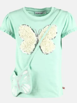 Kinder Stop + Go Mädchen Set 2tlg, best. aus Shirt und Tasche