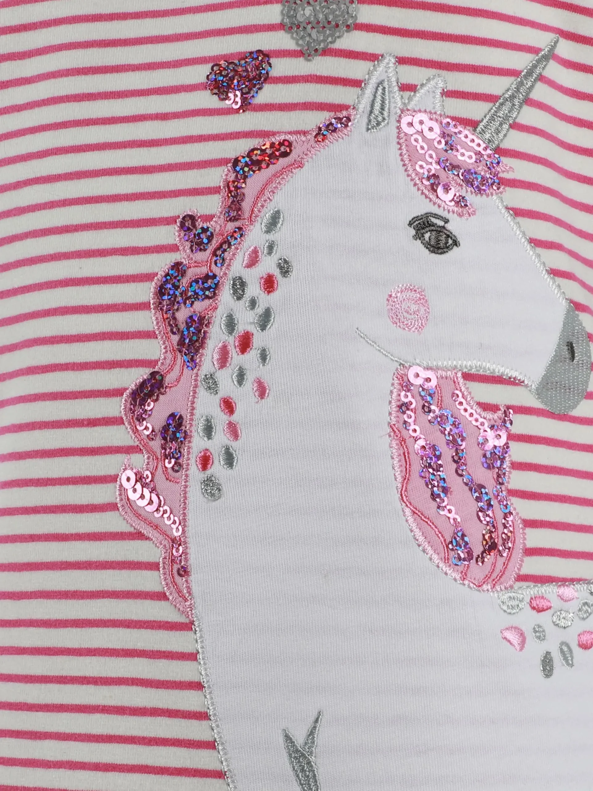 Kinder Bubble Gum Mädchen Shirt mit Pailletten und Stickerei-Applikation