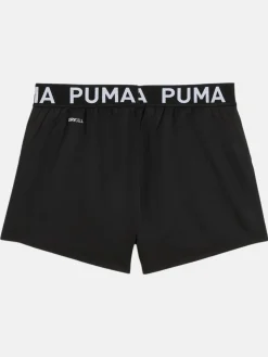 Kinder Puma Mädchen Shorts mit Logogummibund