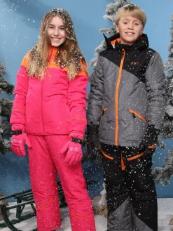 Kinder Stop + Go Mädchen Skijacke mit Kapuze