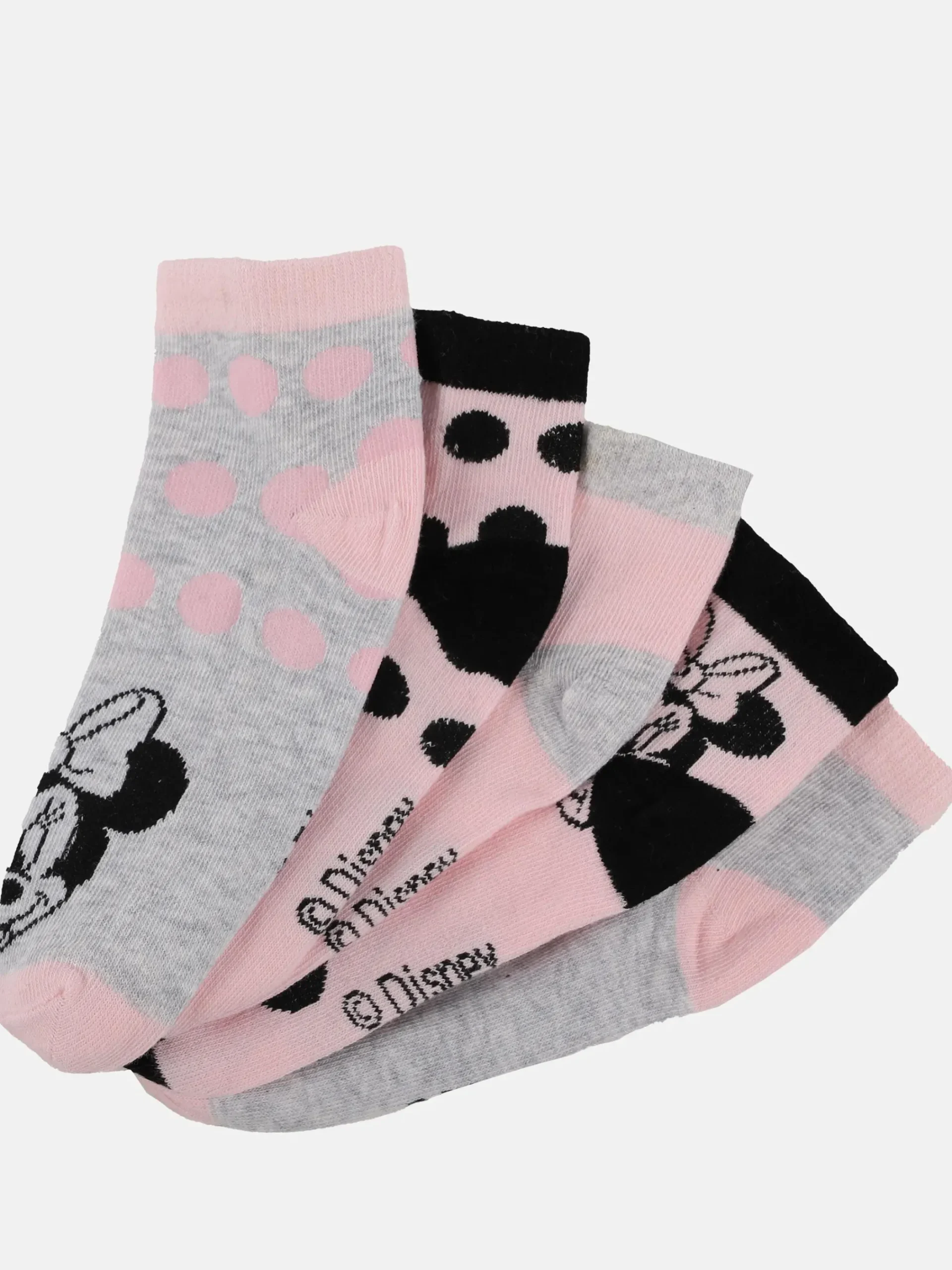 Kinder Minnie Mouse Mädchen Sneakersocken im 5er Pack