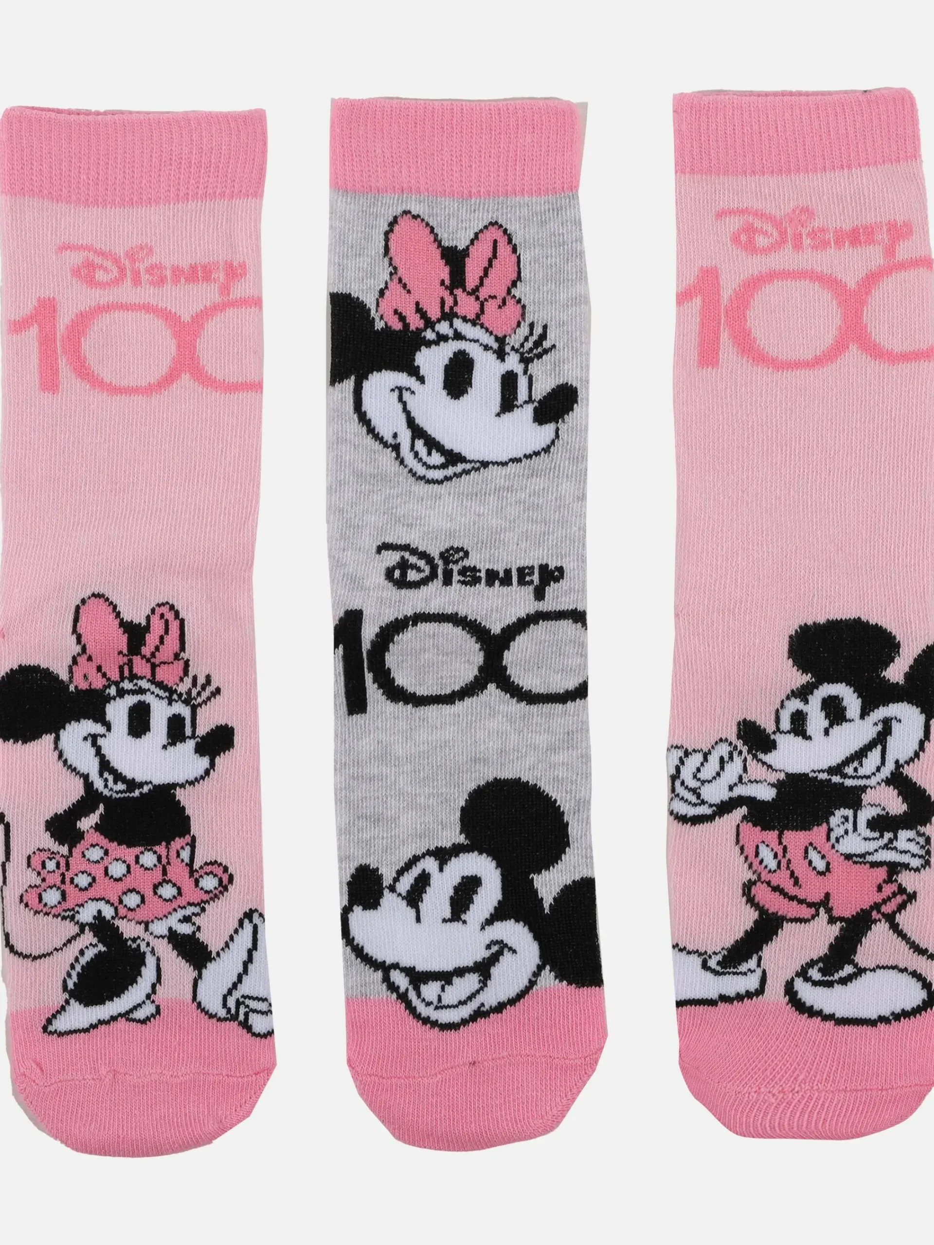Kinder Minnie Mouse Mädchen Socken im 3er Pack
