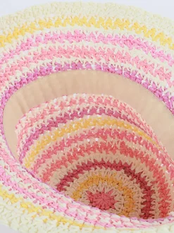 Kinder Bubble Gum Mädchen Sonnenhut mit Streifen