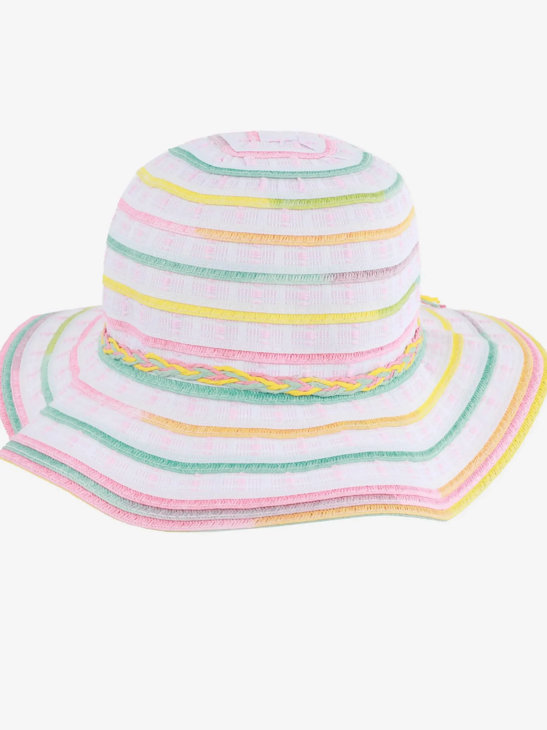 Kinder Bubble Gum Mädchen Stoffhut mit Kontraststreifen