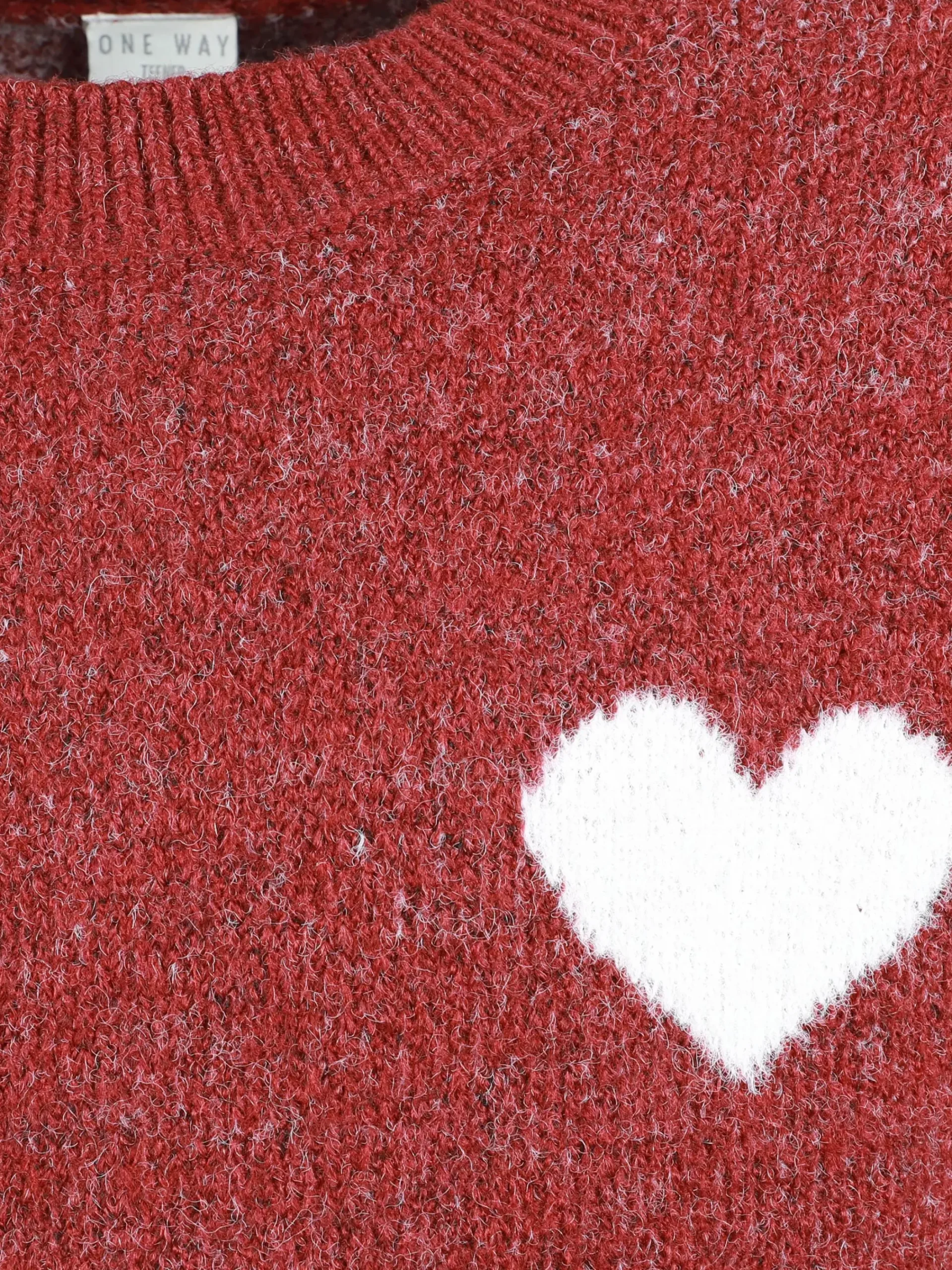 Kinder One Way Mädchen Strickpullover mit Herzen