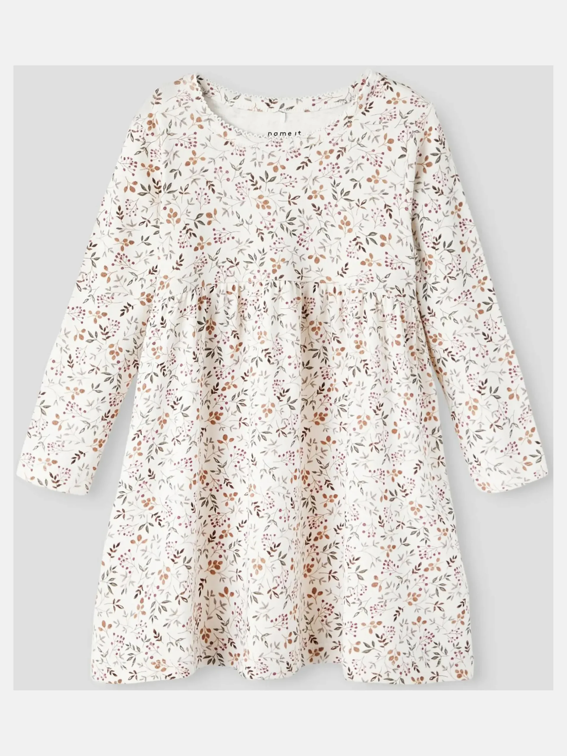 Kinder name it Mädchen Sweatkleid mit Alloverprint