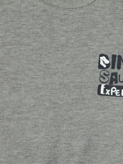 Kinder Stop + Go Mädchen Sweatshirt mit kleinem Schriftprint