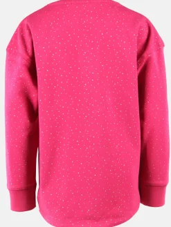 Kinder Stop + Go Mädchen Sweatshirt mit Paillettenmotiv und Stickerei