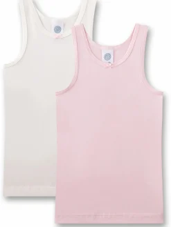 Kinder Sanetta Mädchen Unterhemden im 2er-Pack